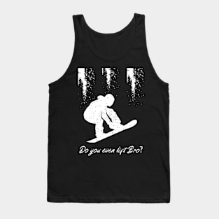 Cool Snowboarding Outfit for a Snowboard Costume Lover Tank Top